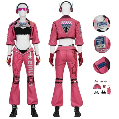 Marvel Rivals Psylocke Cosplay Costume Fleeting Butterfly Pink Suit Psylocke Cosplay