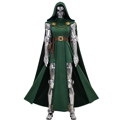 Doctor Doom Woman's Cosplay Costume Dr. Victor von Doom Halloween Outfit