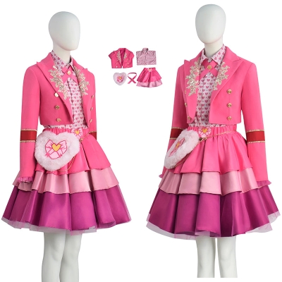 Red Descendants Jacket Outfit Descendants: Wicked Wonderland Cosplay Costume Suit