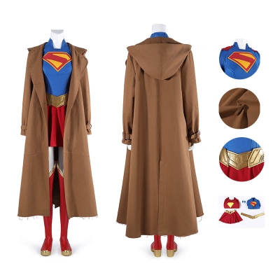 2026 Superhero Legacy Girl of Steel Supergirl Cosplay Costume Kara Zor-El Outfit