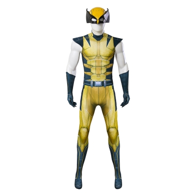 PS5 Marvel Rivals Wolverine James Logan Howlett Cosplay Costume Halloween Jumpsuit
