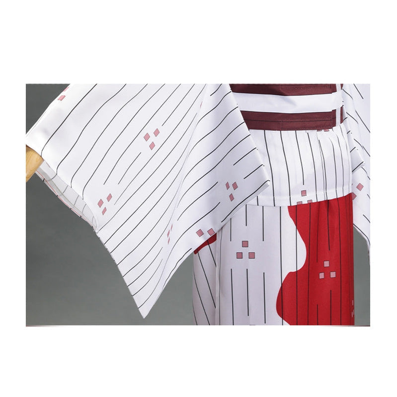 Demon Slayer Kimetsu no Yaiba Nezuko Kamado Halloween Blood Splatter Cosplay Costume
