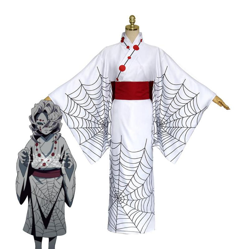 Demon Slayer Kimetsu no Yaiba Rui Spider Cosplay Costumes