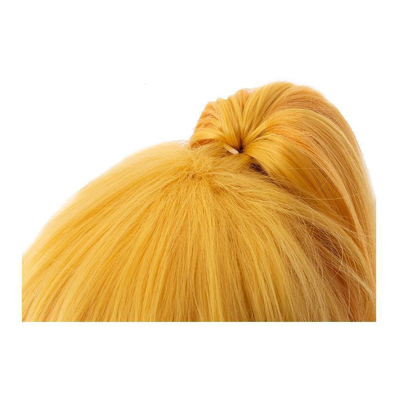 Demon Slayer: Kimetsu no Yaiba Zenitsu Agatsuma Female Blonde Long Ponytail Wigs