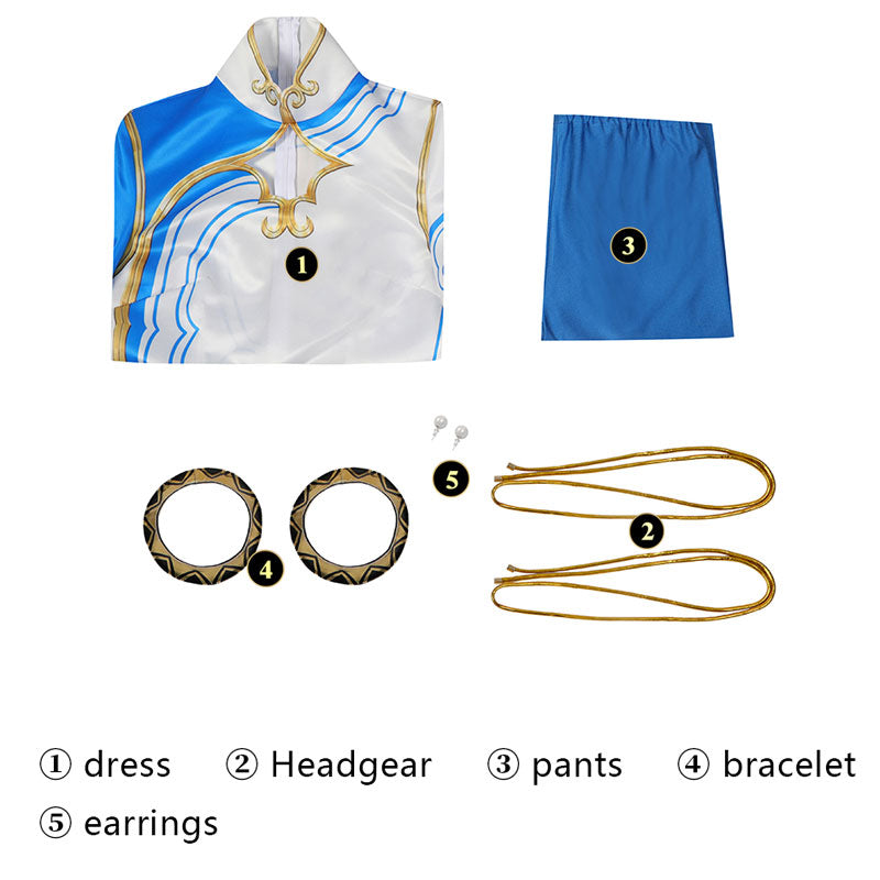 Street Fighter 6 Chun-Li Cosplay Costumes