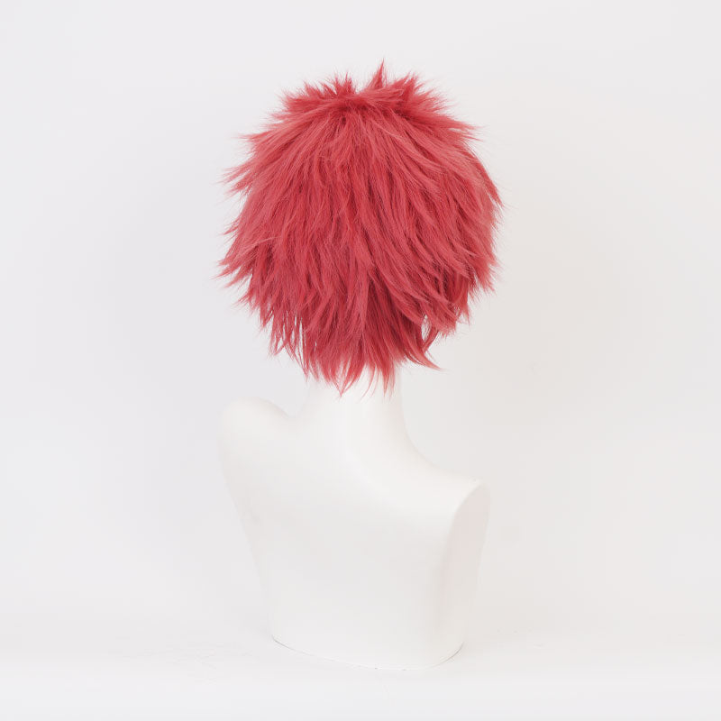 Demon Slayer Kimetsu no Yaiba Akaza Upper Rank Three Pink Halloween Cosplay Wigs