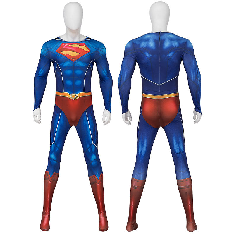 Suicide Squad: Kill the Justice League Superman Jumpsuit Cosplay Costumes