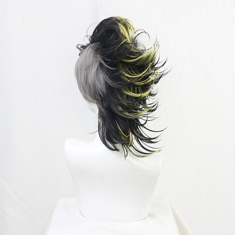 Demon Slayer: Kimetsu no Yaiba Genya Shinazugawa Cosplay Wig