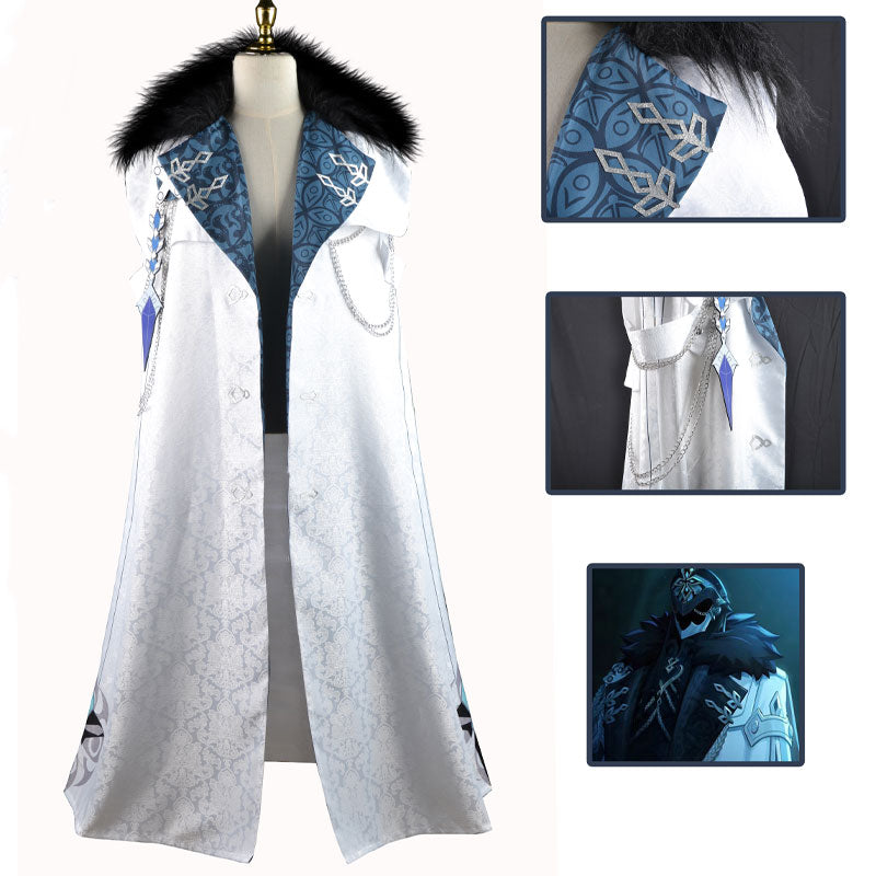Genshin Impact Tartaglia Fatui Harbingers Cosplay Costumes