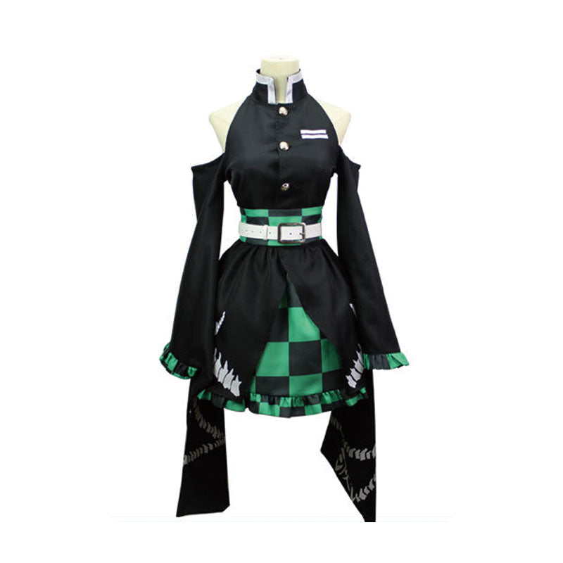 Demon Slayer: Kimetsu no Yaiba Tanjiro Kamado Dress Cosplay Costumes