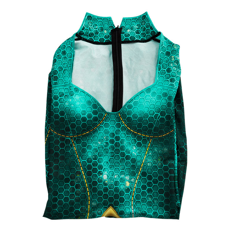 DC Aquaman Mera Jumpsuit Cosplay Costume