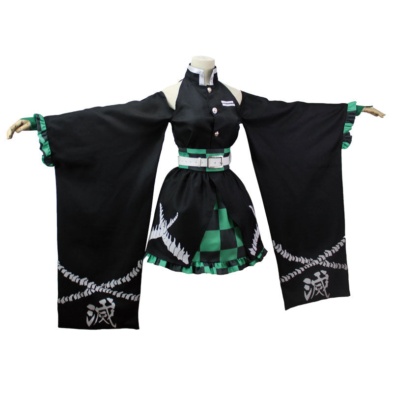 Demon Slayer: Kimetsu no Yaiba Tanjiro Kamado Dress Cosplay Costumes