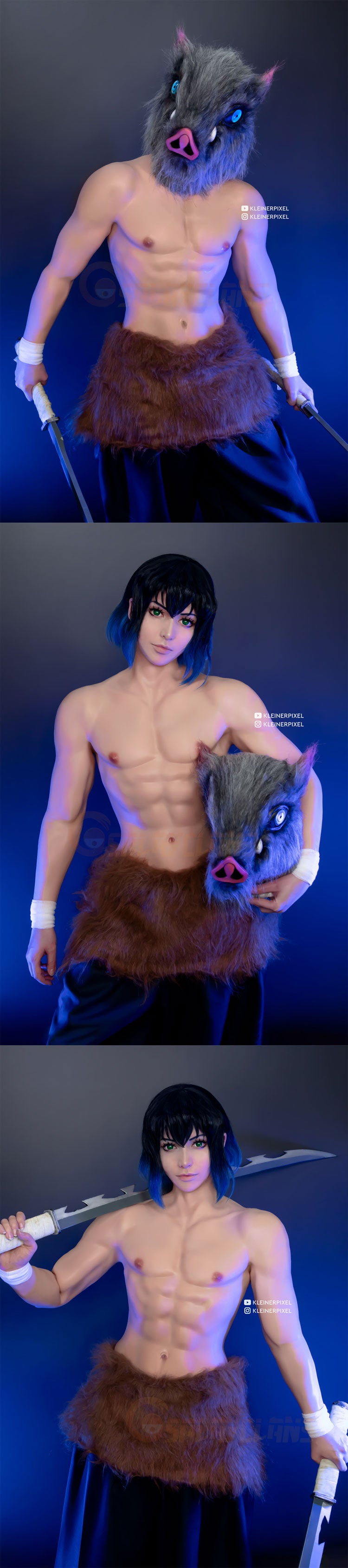 Demon Slayer Inosuke Hashibira Cosplay