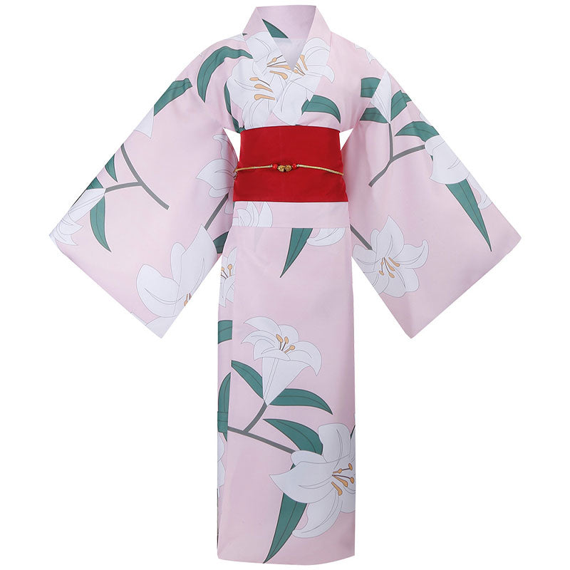 Demon Slayer Kimetsu no Yaiba Nezuko Kamado Pink Cosplay Costumes