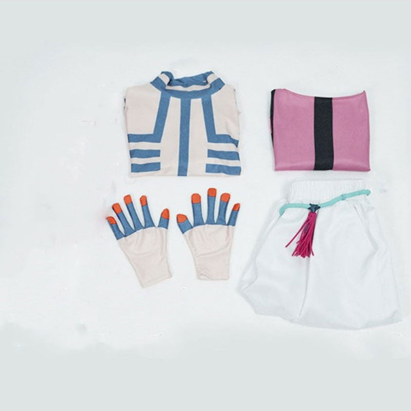 Demon Slayer Kimetsu no Yaiba Akaza Komaji Upper Rank Three Cosplay Costumes