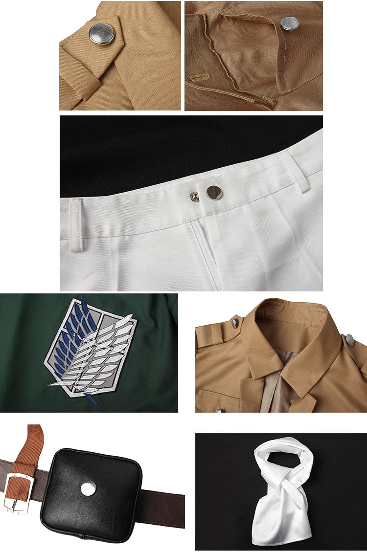 attack on Titan Levi Ackerman cosplay costumes