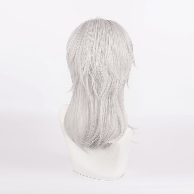 Demon Slayer Kimetsu no Yaiba Uzui Tengen Silver Long Cosplay Wigs
