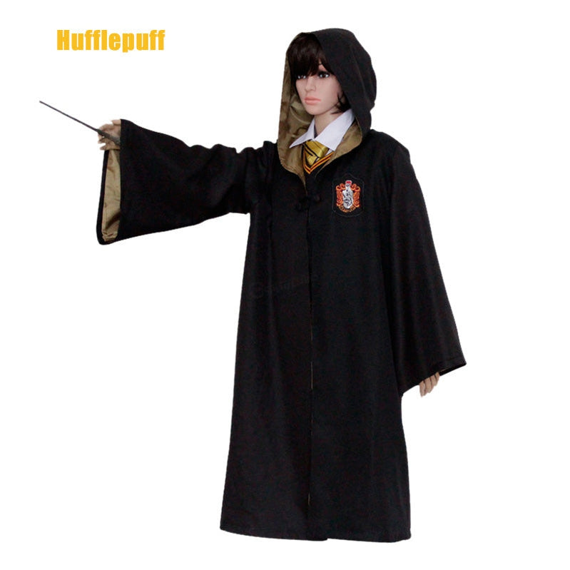 Harry Potter Gryffindor and The Four Houses of Hogwarts Cosplay Magic Robe