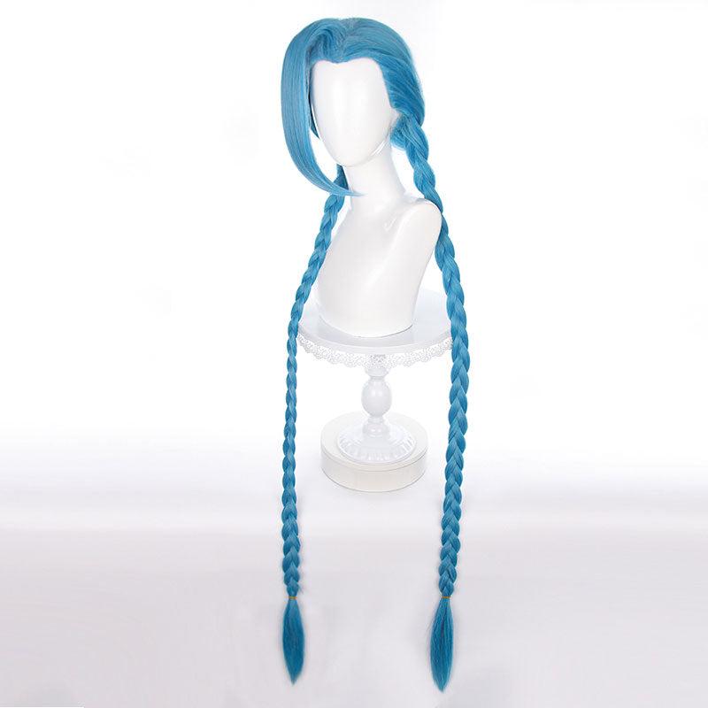 LOL Arcane Jinx  Blue Bunches Cosplay Wigs