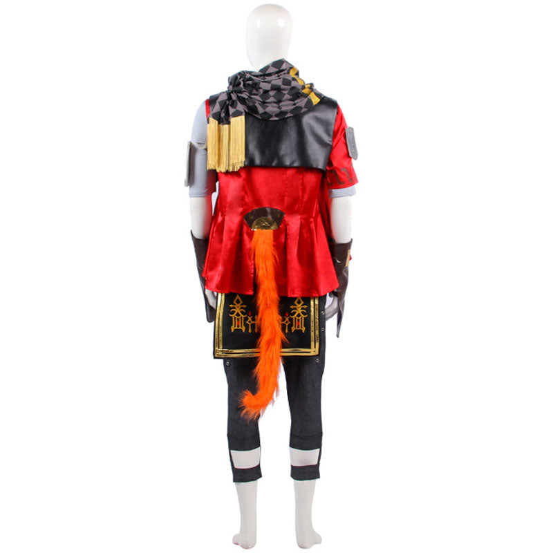 Final Fantasy XIV: Endwalker G’raha Tia Red Cat Cosplay Costume