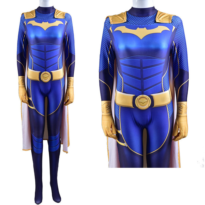 Batman Gotham Knight Batgirl Jumpsuit Cosplay Costumes