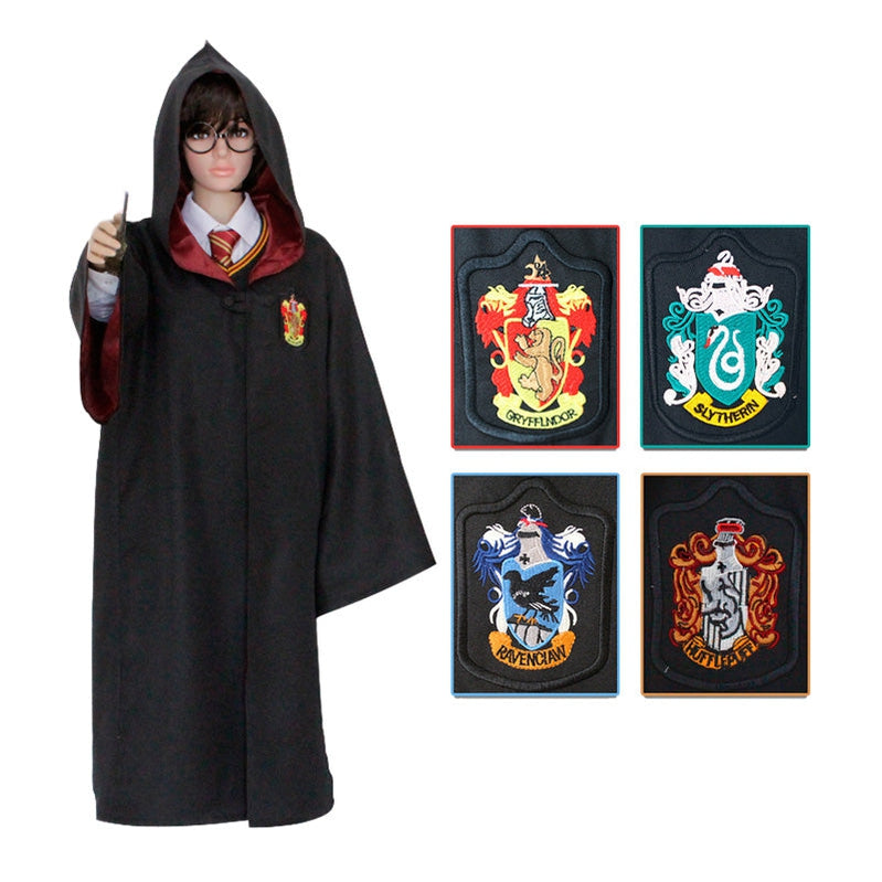 Harry Potter Gryffindor and The Four Houses of Hogwarts Cosplay Magic Robe