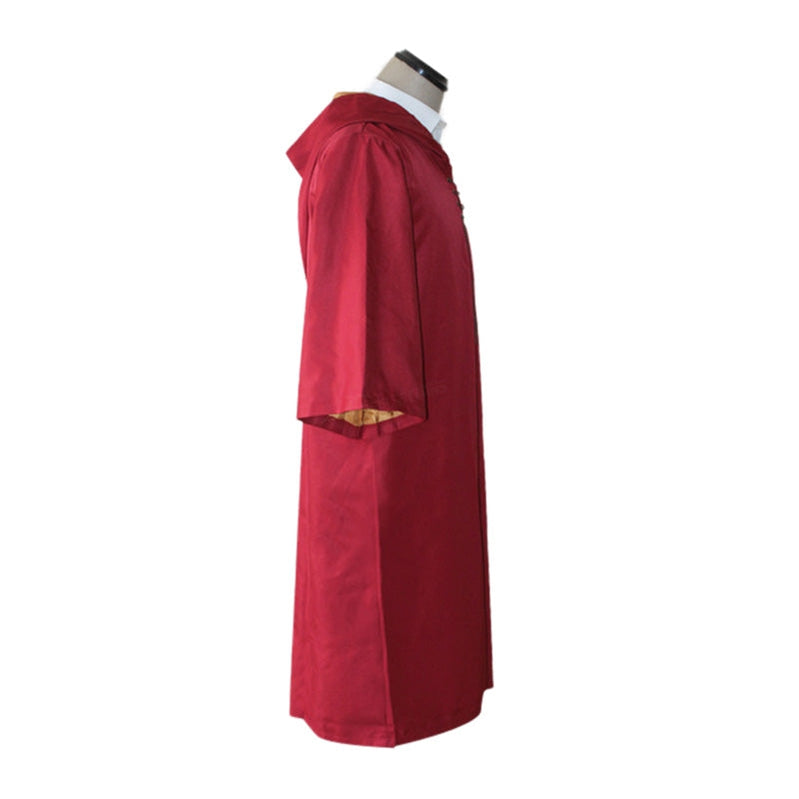Harry Potter Hogwarts Gryffindor Quidditch Team Cloak Cosplay Costume