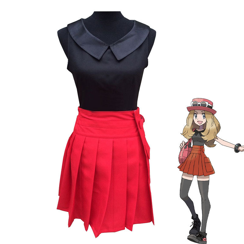 Pokemon Serena Halloween Cosplay Costumes