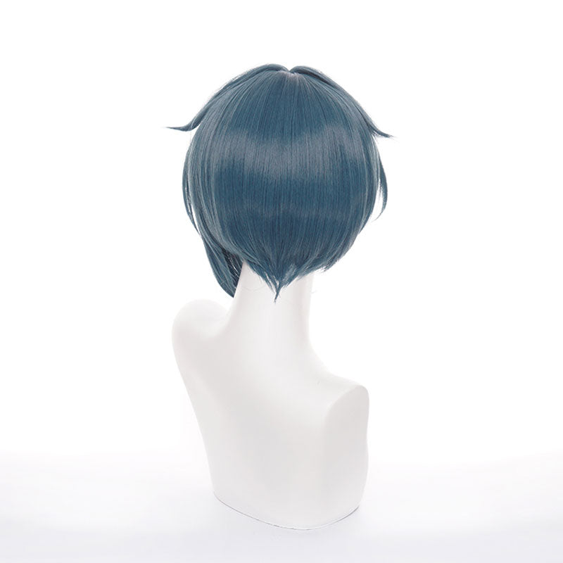 Genshin Impact Xingqiu Navy Blue Cosplay Wigs