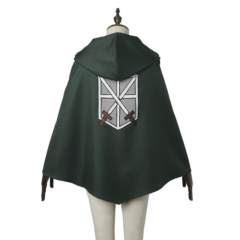Attack on Titan Mikasa Ackerman Training Corps Uniform Set Cosplay Costumes