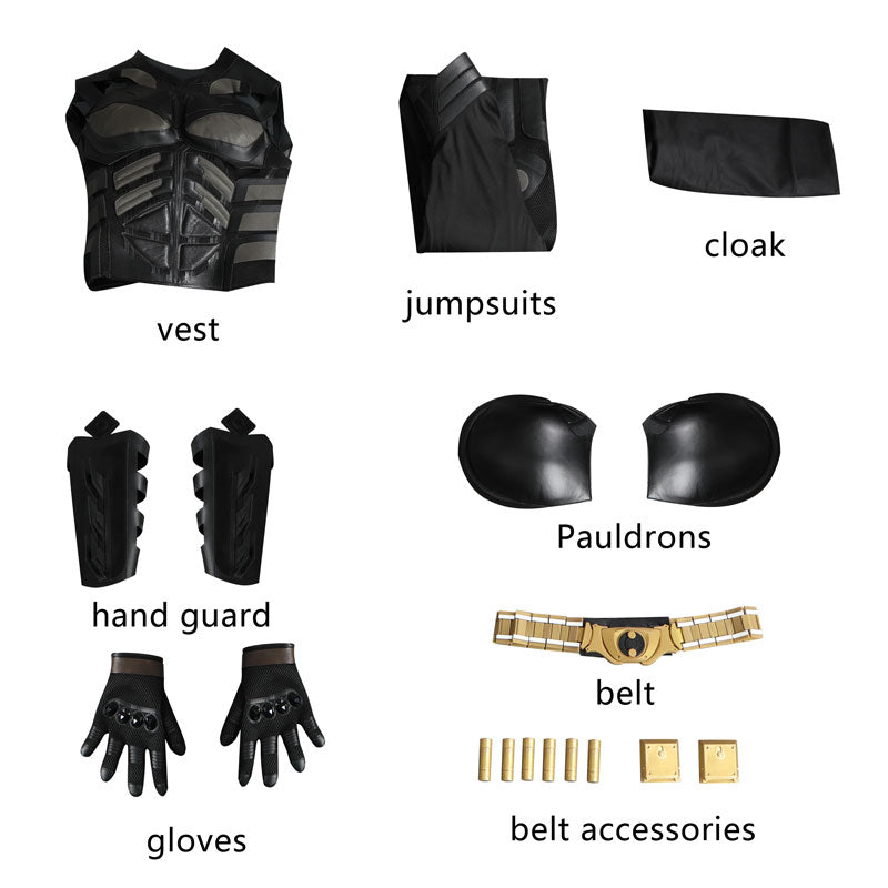 The Dark Knight Rises Batman Bruce Wayne Cosplay Costumes