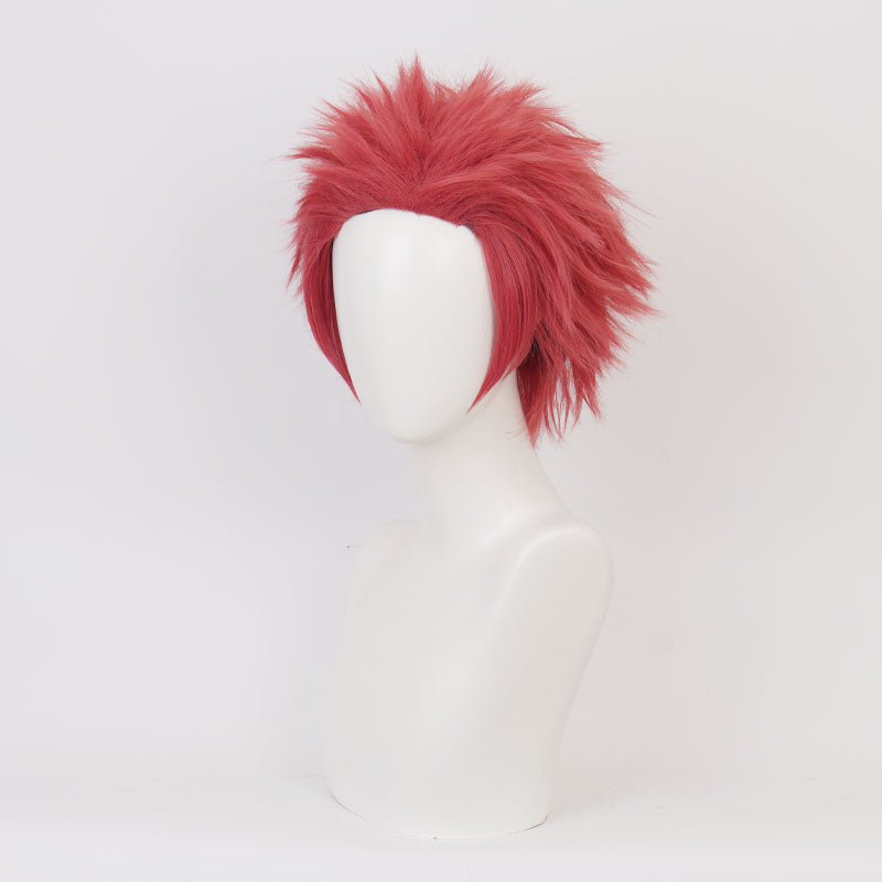 Demon Slayer Kimetsu no Yaiba Akaza Upper Rank Three Pink Halloween Cosplay Wigs