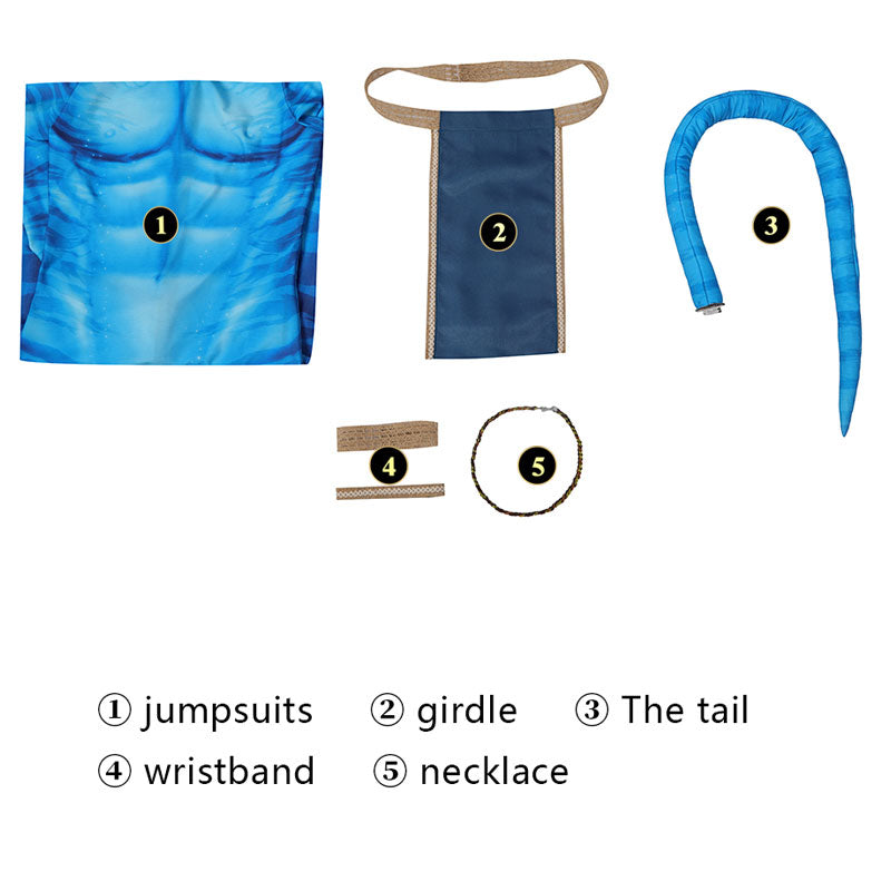 Avatar 2 The Way of Water Jake Sully Cosplay Costumes