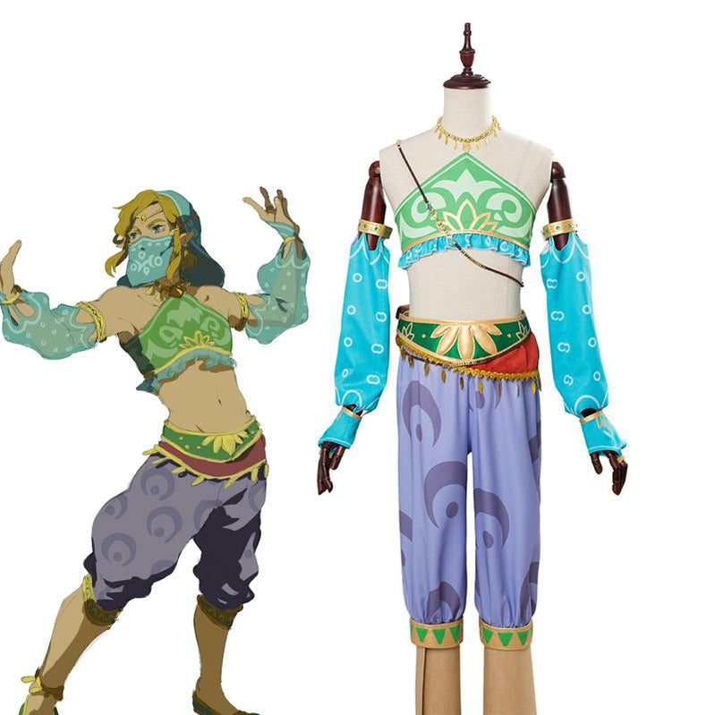 The Legend of Zelda Breath of the Wild Gerudo Link Halloween Cosplay Costumes