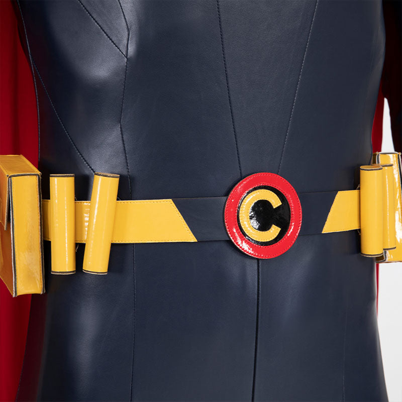 Batman Superman Worlds Finest Nicolas Cage Jumpsuit Cosplay Costumes