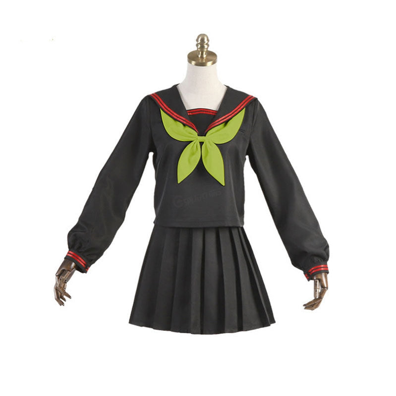 Demon Slayer Kimetsu no Yaiba Nezuko Kamado Makomo School Uniform Cosplay Costumes