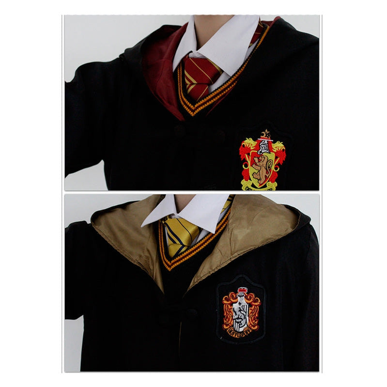 Harry Potter Gryffindor and The Four Houses of Hogwarts Cosplay Magic Robe