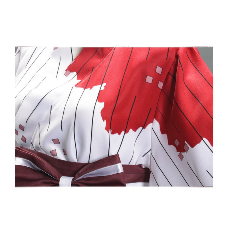 Demon Slayer Kimetsu no Yaiba Nezuko Kamado Halloween Blood Splatter Cosplay Costume