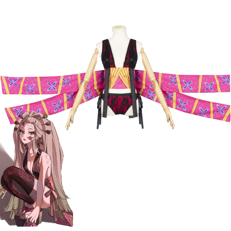Demon Slayer Kimetsu no Yaiba Daki Fullset Cosplay Costumes