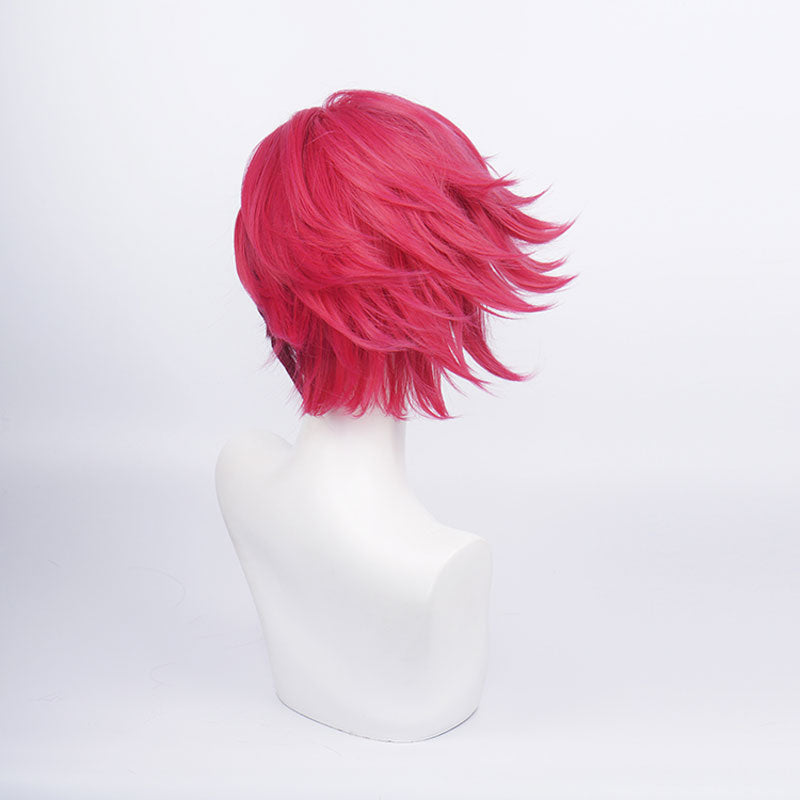 LOL Arcane Vi Rose Red Cosplay Wigs