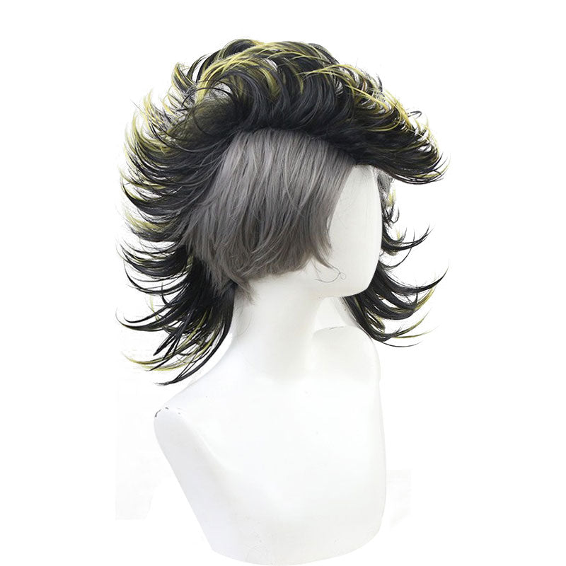 Demon Slayer: Kimetsu no Yaiba Genya Shinazugawa Cosplay Wig
