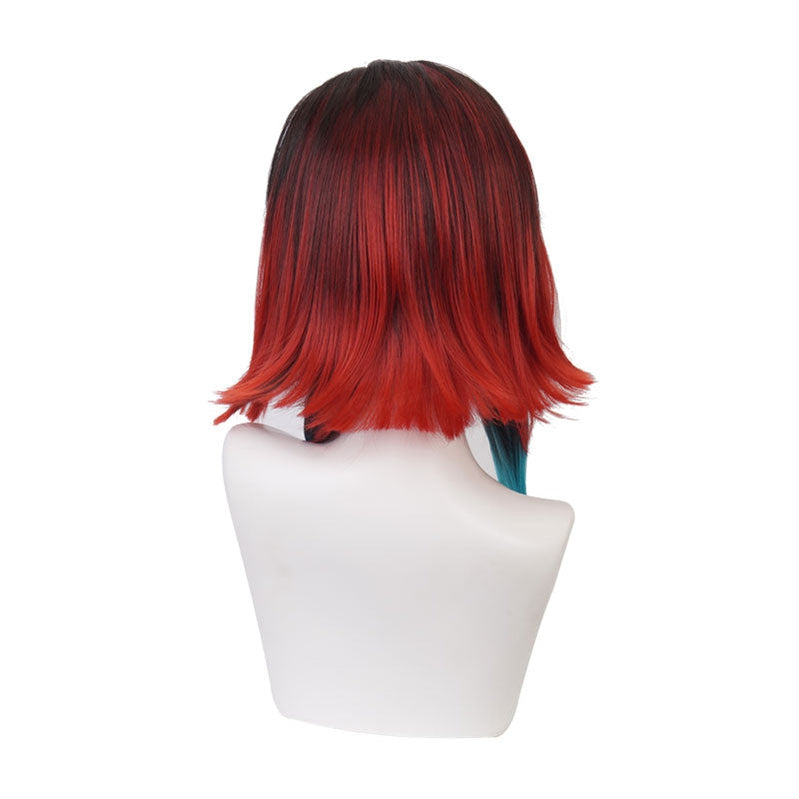 Demon Slayer Kimetsu no Yaiba Mugen Ressha-hen Tanjirou Enmu Cosplay Wigs