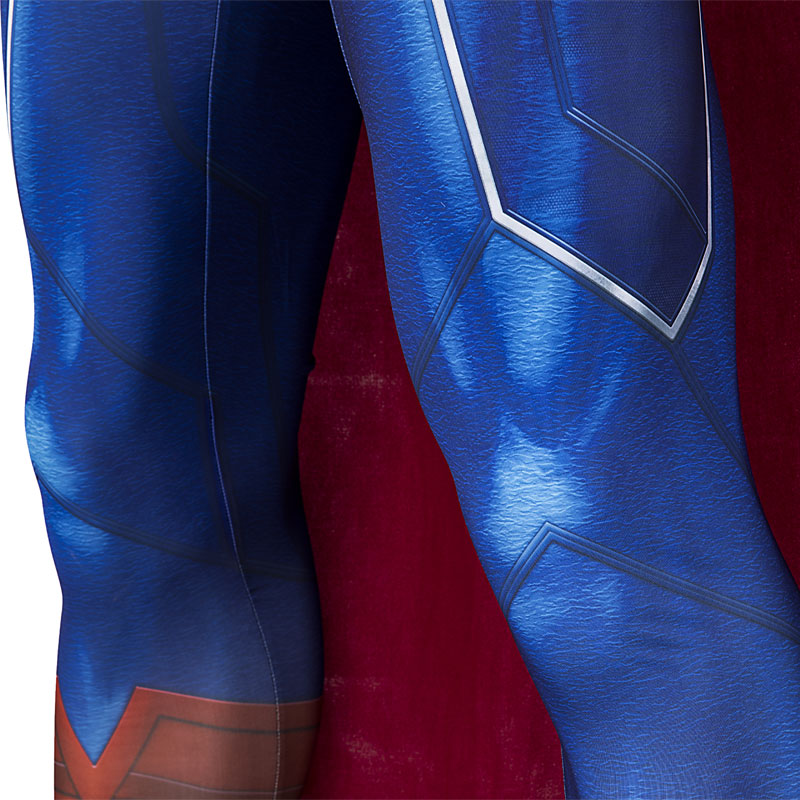 Suicide Squad: Kill the Justice League Superman Jumpsuit Cosplay Costumes