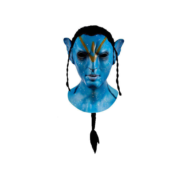 Avatar 2 The Way of Water Jake Sully Mask Cosplay Props