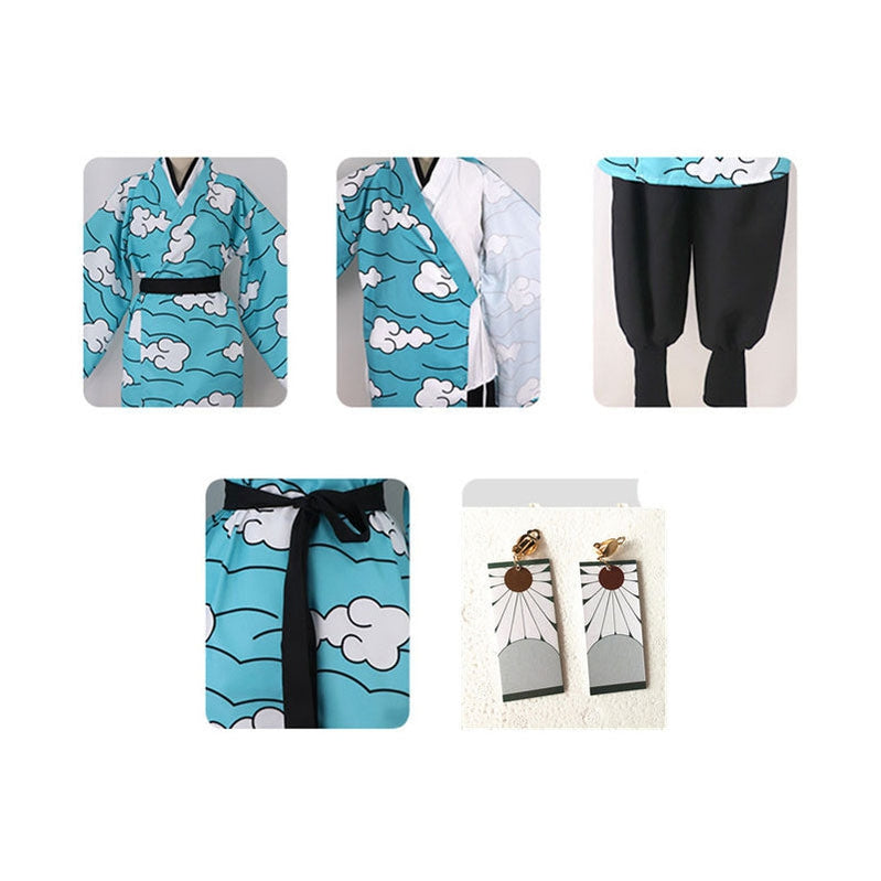 Demon Slayer Kimetsu no Yaiba Urokodaki Sakonji Cosplay Costumes