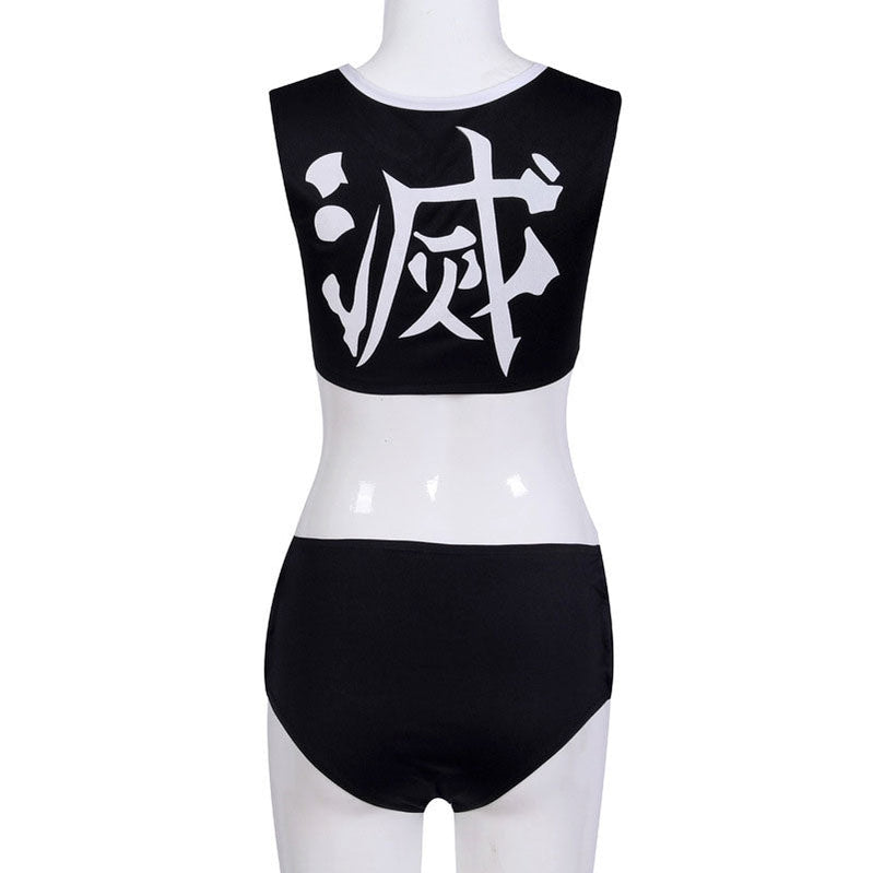 Demon Slayer Kimetsu no Yaiba Zenitsu Agatsuma Swimsuit Cosplay Costumes