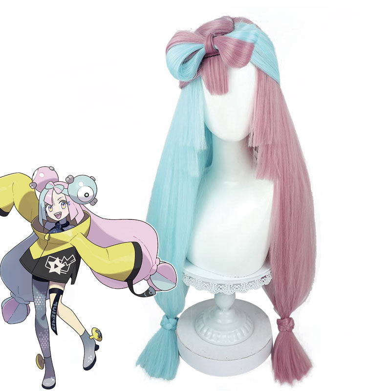 Pokémon Scarlet and Violet Iono Cosplay Wigs