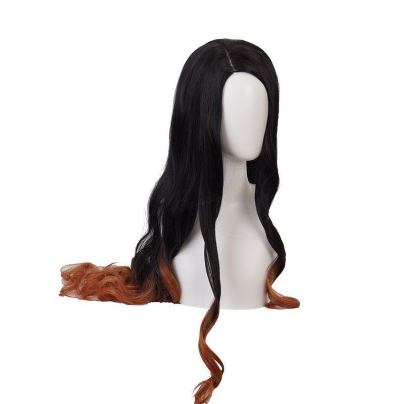 Demon Slayer Kimetsu no Yaiba Nezuko Kamado Long Cosplay Wigs