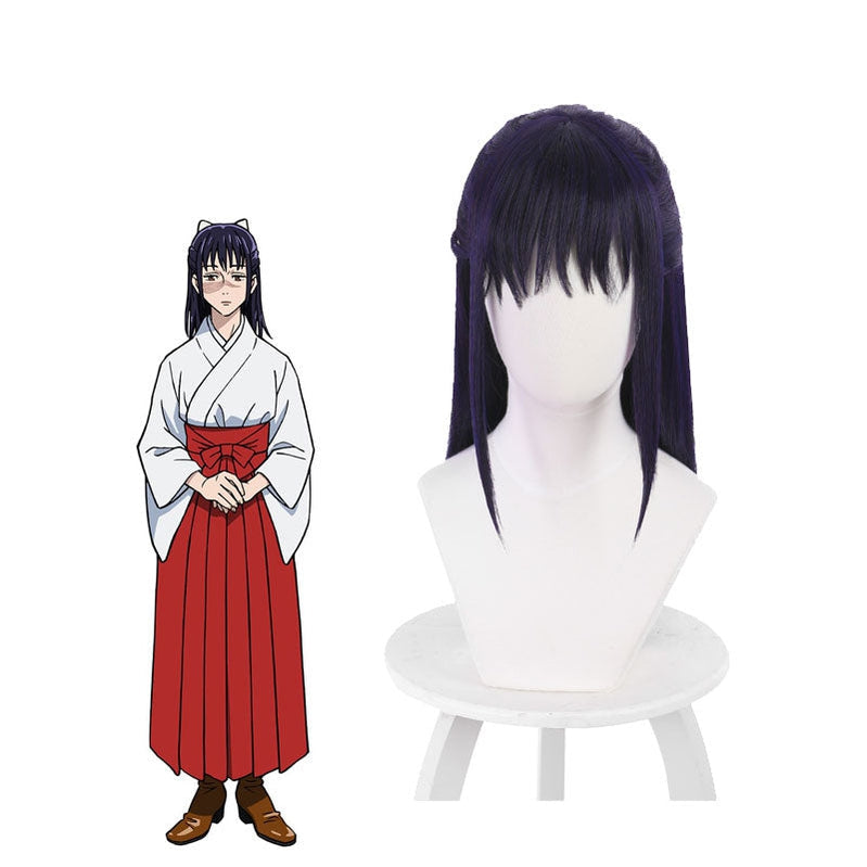 Jujutsu Kaisen Iori Utahime Dark Purple Cosplay Wigs