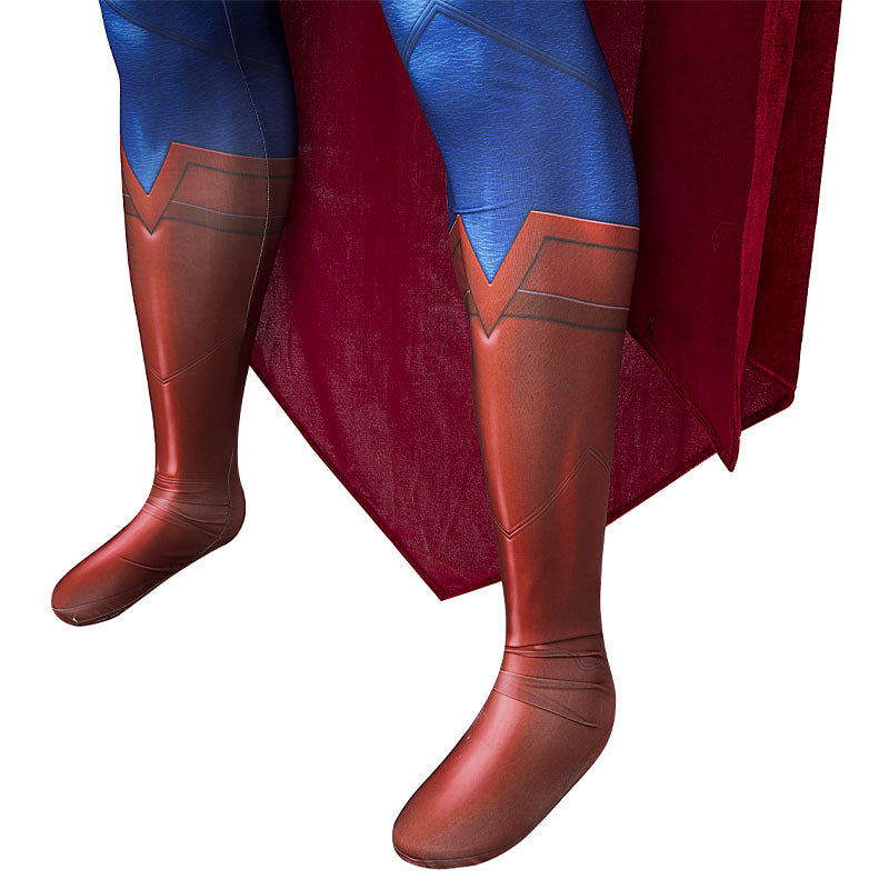 Suicide Squad: Kill the Justice League Superman Jumpsuit Cosplay Costumes